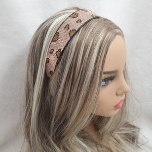 Champagne Black Yellow Leopard Crystals Hairband